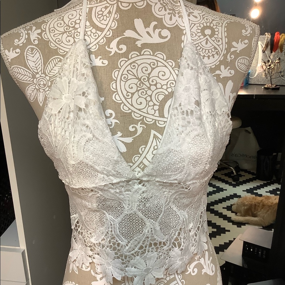 Crop Lace Top